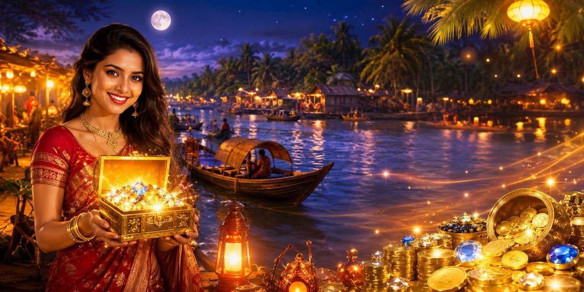 সুন্দরবন রাতের বাজারে বাজি